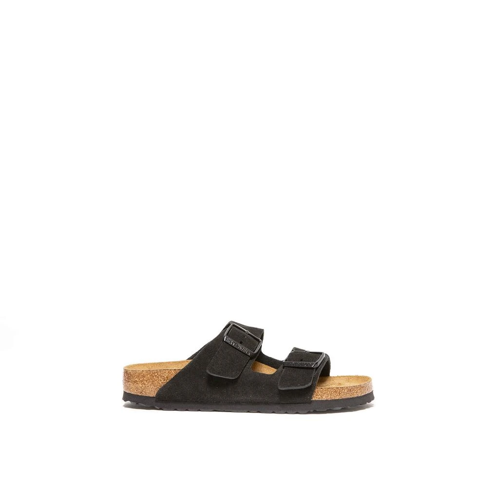 商品Birkenstock|Arizona sandal in black suede,价格¥1046,第1张图片