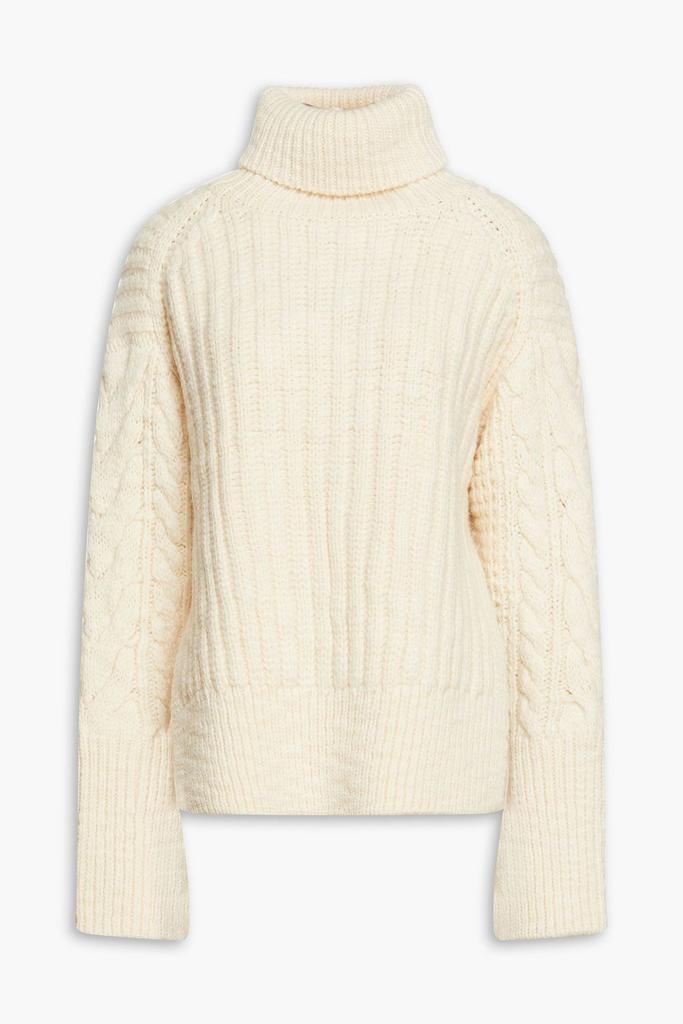 Ribbed wool turtleneck sweater商品第1张图片规格展示