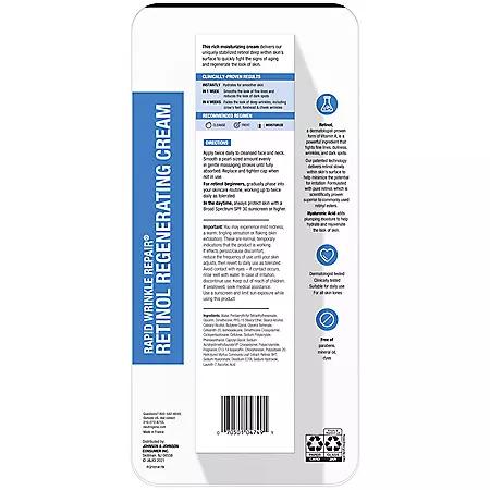 Neutrogena Rapid Wrinkle Repair Retinol Regenerating Cream (1.7 oz., 2 pk.)商品第2张图片规格展示