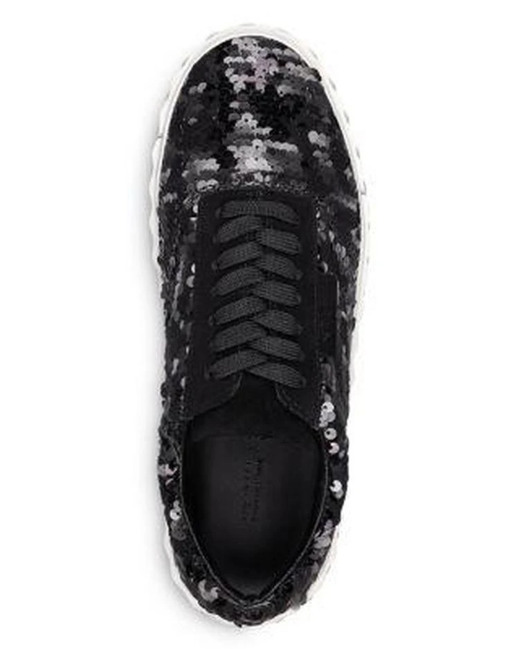 商品Kendall + Kylie|KENDALL and KYLIE Women's Reign Sequin Platform Lace Up Sneakers ,价格¥600,第3张图片详细描述