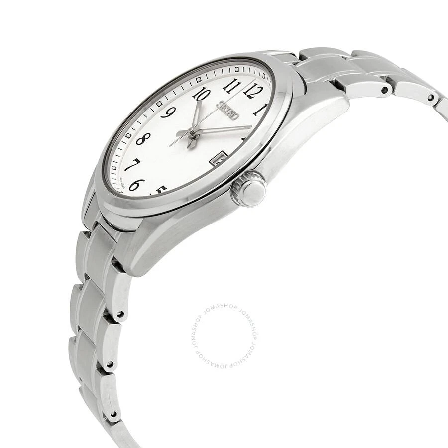 商品Seiko|Core Quartz White Dial Men's Watch SUR459P1,价格¥905,第2张图片详细描述
