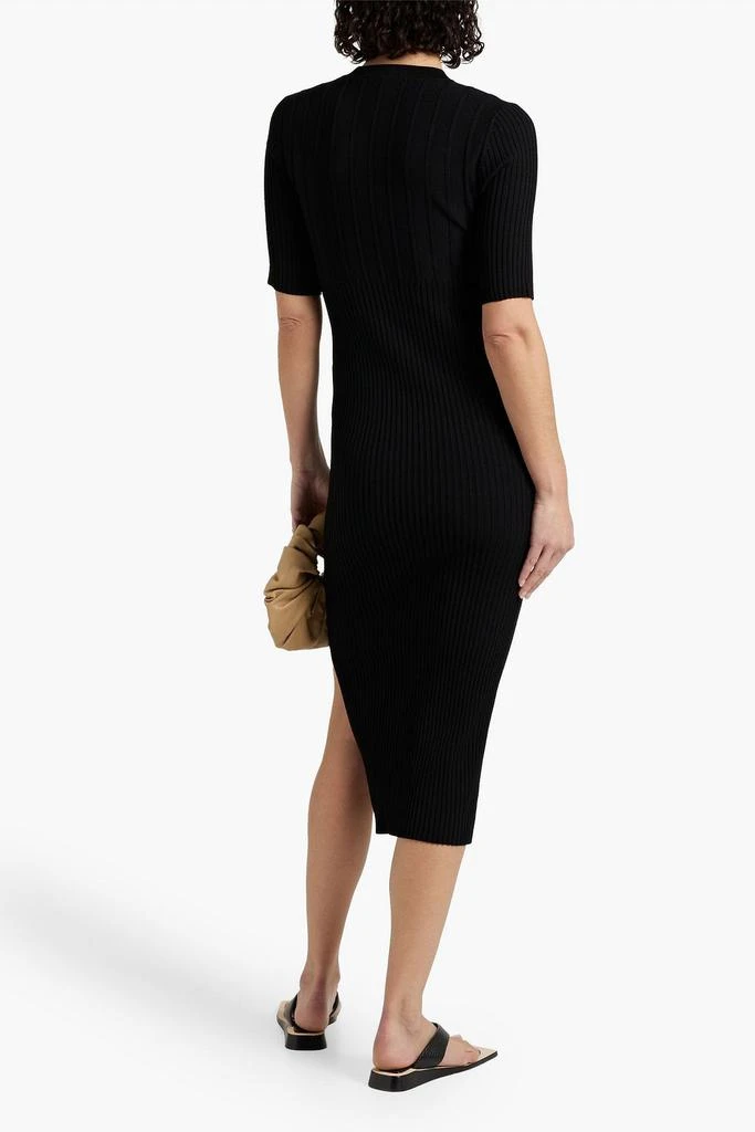 商品FRAME|Ribbed-knit midi dress,价格¥1359,第3张图片详细描述