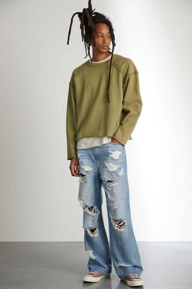 商品BDG|BDG Big Jack Shredded Relaxed Fit Jean,价格¥339,第2张图片详细描述