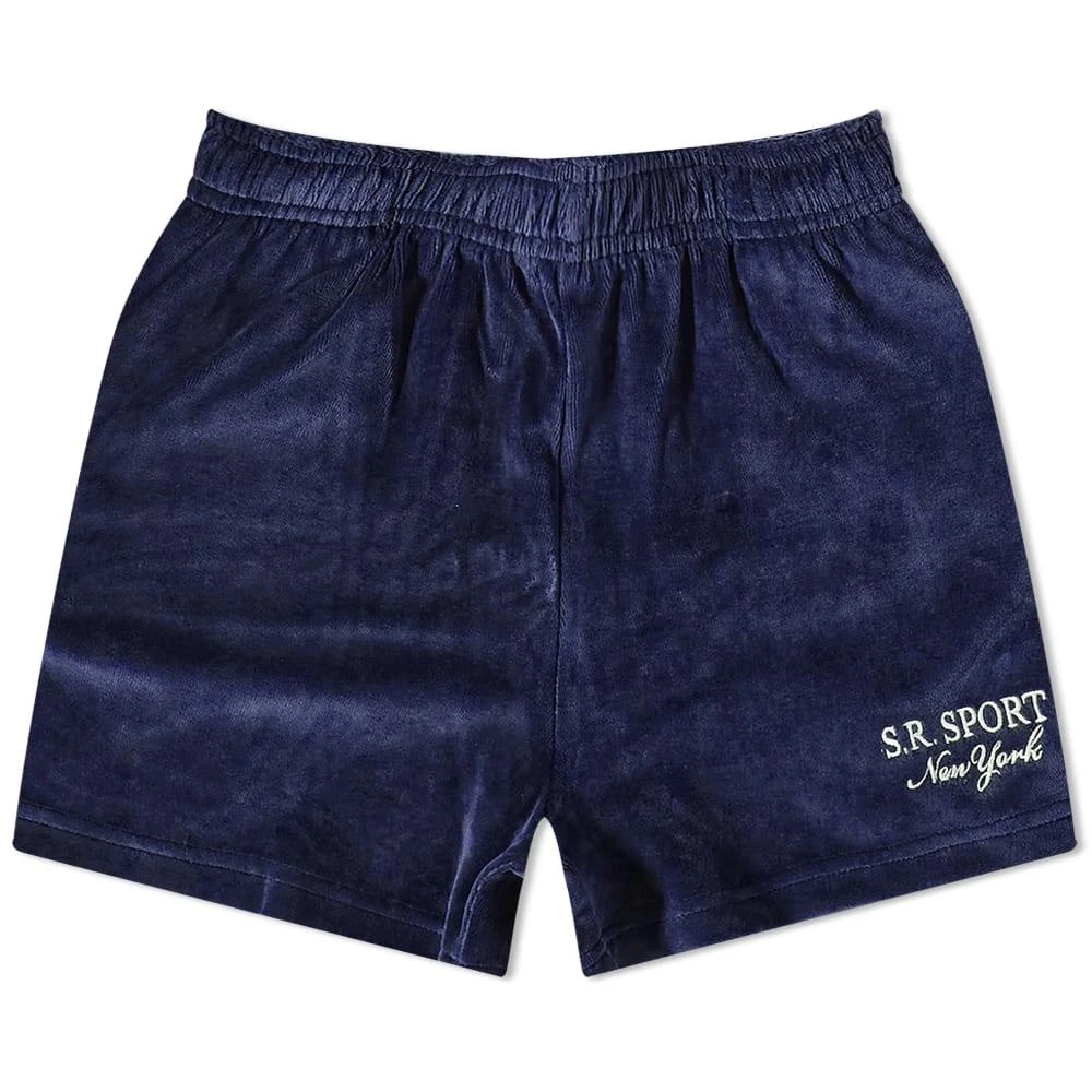 商品Sporty & Rich|Sporty & Rich Andy Velour Disco Shorts,价格¥401,第1张图片