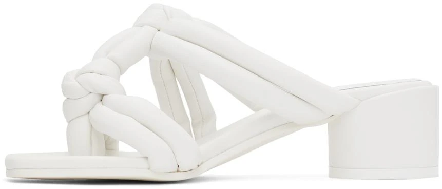 商品MAISON MARGIELA|White Mignon Heeled Sandals,价格¥1165,第3张图片详细描述