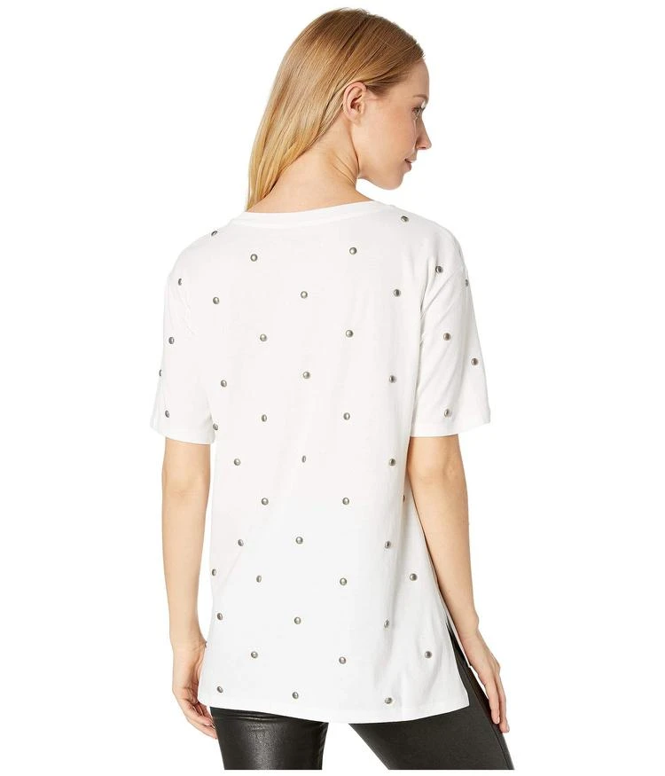 商品Juicy Couture|Knit Dome Stud Embroidered Tee,价格¥375,第3张图片详细描述