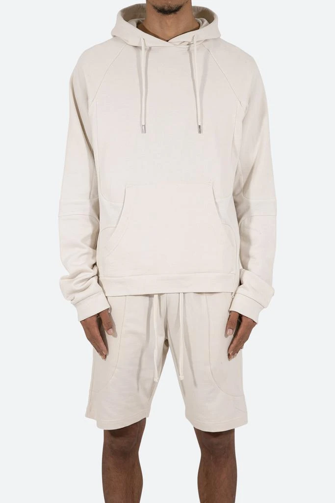 商品MNML|Geo Paneled Hoodie - Off White,价格¥259,第1张图片