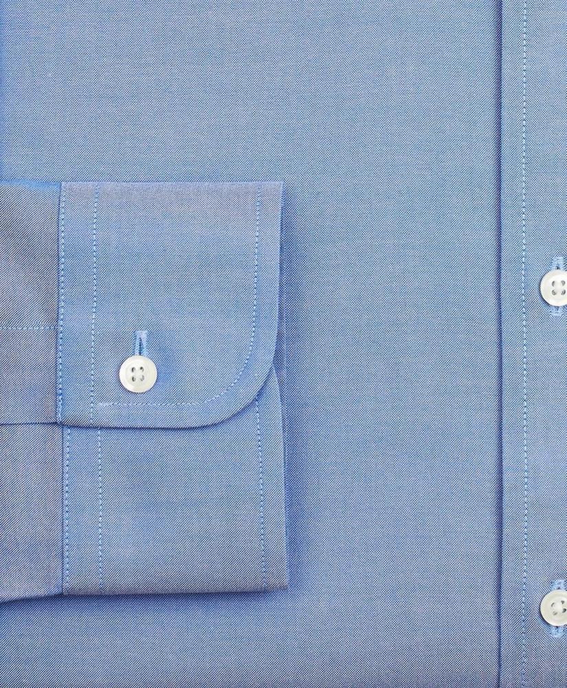 商品Brooks Brothers|Stretch Regent Regular-Fit  Dress Shirt, Non-Iron Pinpoint Button-Down Collar,价格¥880,第5张图片详细描述