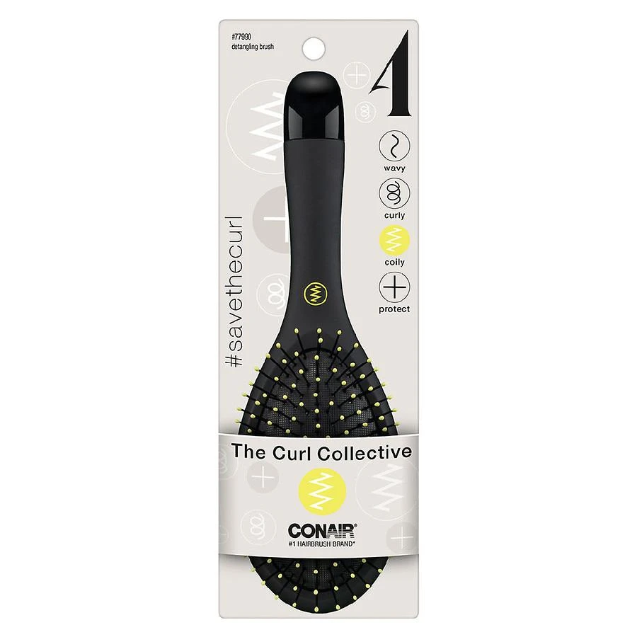 商品Conair|The Curl Collective Coily Detangling Cushion Hairbrush,价格¥67,第1张图片