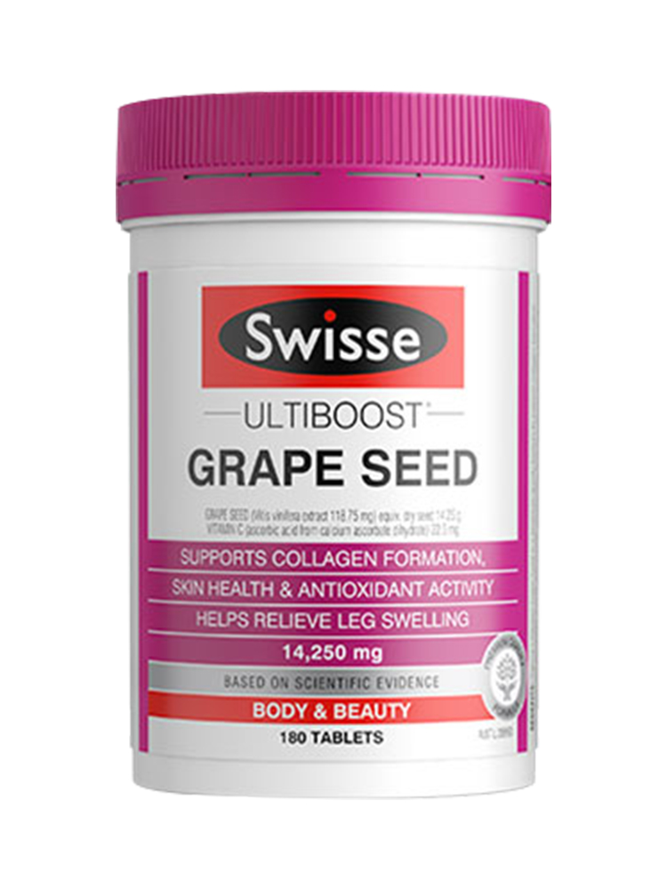 Swisse | 迪丽热巴同款澳洲斯维斯swisse葡萄籽维生素C精华胶囊花青素180粒 118.84元 商品图片