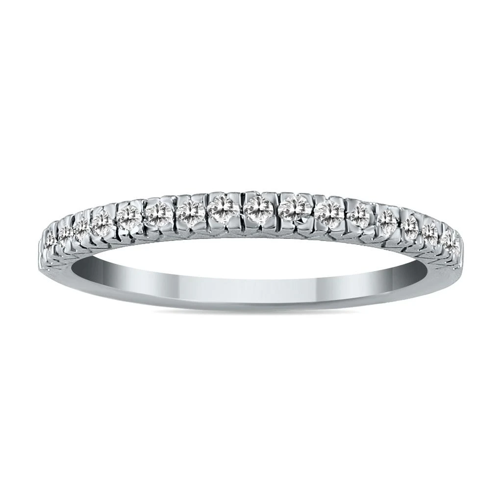 商品SSELECTS|1/6 Carat Tw Diamond Wedding Band In 10K White Gold,价格¥1645,第1张图片