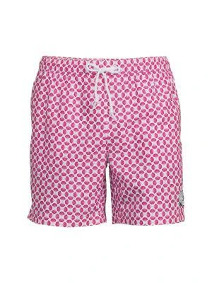 商品Original Penguin|Print Recycled Polyester Blend Swim Shorts,价格¥114,第3张图片详细描述