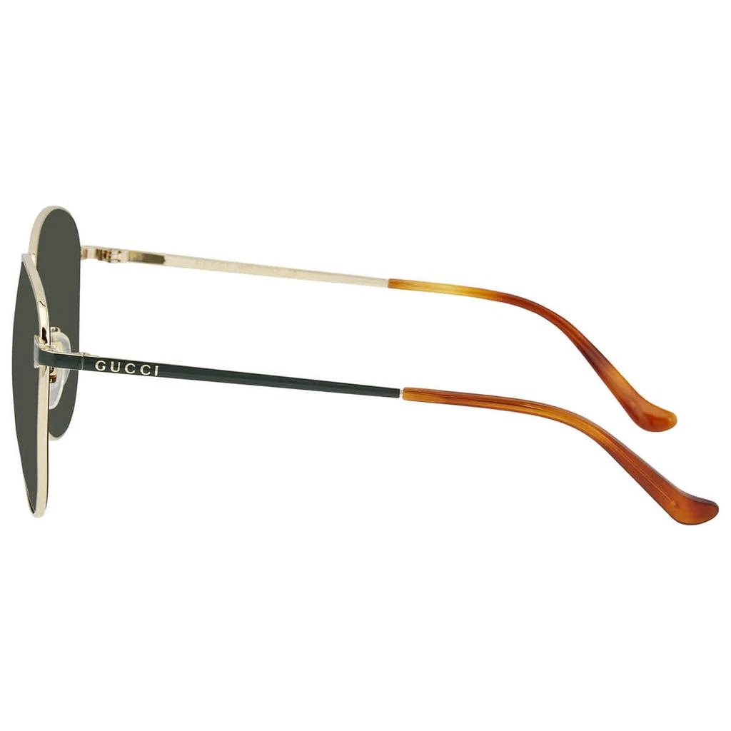 商品Gucci|Gucci Green Pilot Mens Sunglasses GG0573SK 003 60,价格¥1006,第3张图片详细描述