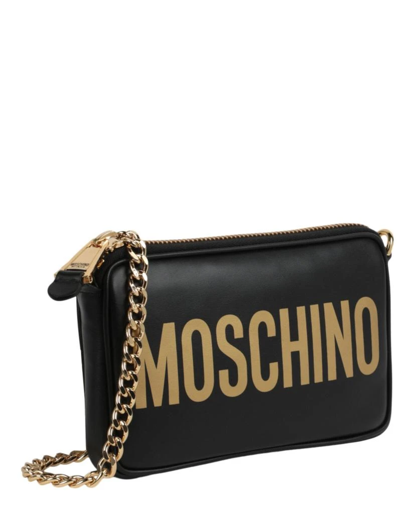 商品Moschino|Logo Leather Chain Shoulder Bag,价格¥2632,第2张图片详细描述