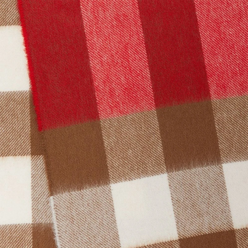 Burberry 巴宝莉 女士红色羊绒围巾 8022348-红色 商品