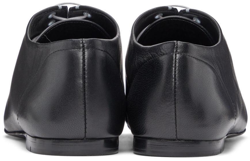 商品JW Anderson|Black Logo Ballerina Oxfords,价格¥3318,第6张图片详细描述