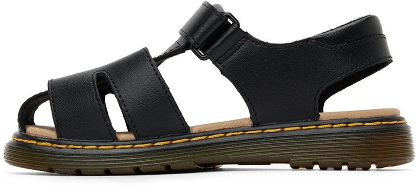 商品Dr. Martens|Kids Black Moby II Lamper Big Kids Sandals,价格¥421,第3张图片详细描述