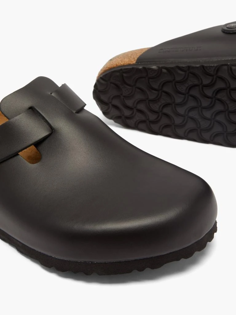 Boston buckled leather clogs 商品