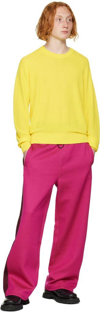 商品AMI|Yellow Cotton Sweater,价格¥1928,第6张图片详细描述