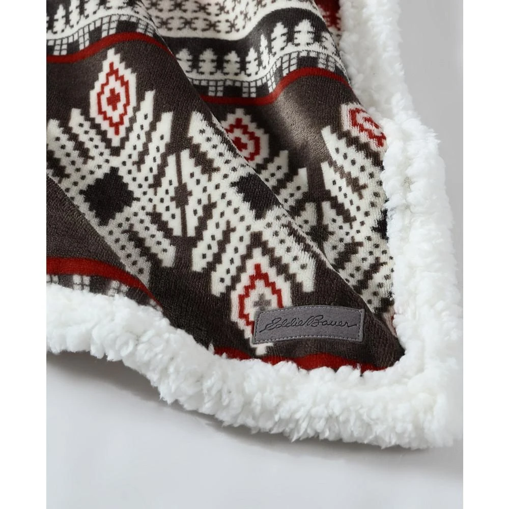 Sycamore Ultra Soft Plush Fleece Reversible Throw Blanket, 60" X 50" 商品