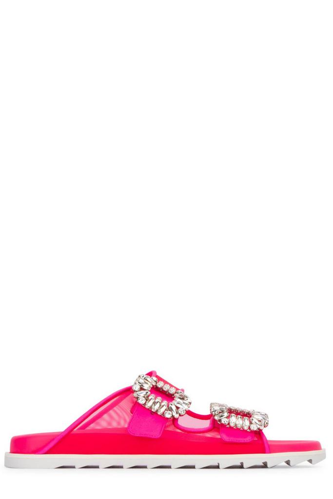 Roger Vivier Slidy Viv' Embellished Slip-On Mules商品第1张图片规格展示