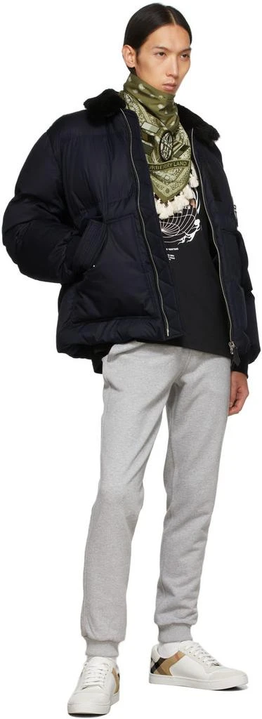 商品Burberry|绿色 Badge Bandana 围巾,价格¥5495,第2张图片详细描述