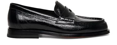 商品Santoni|Penny 皮革莫卡辛鞋,价格¥6656,第2张图片详细描述