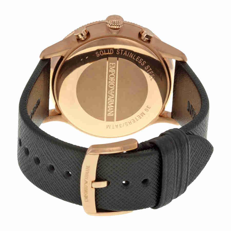 商品Emporio Armani|Emporio Armani Classic Chronograph Black Dial Mens Watch AR1792,价格¥1391,第5张图片详细描述