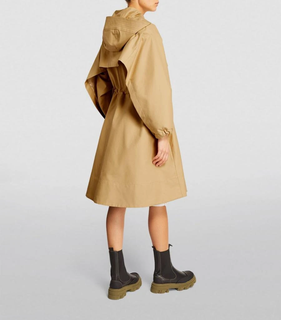 商品Sandro|Oversized Hooded Trench Coat,价格¥3380,第4张图片详细描述