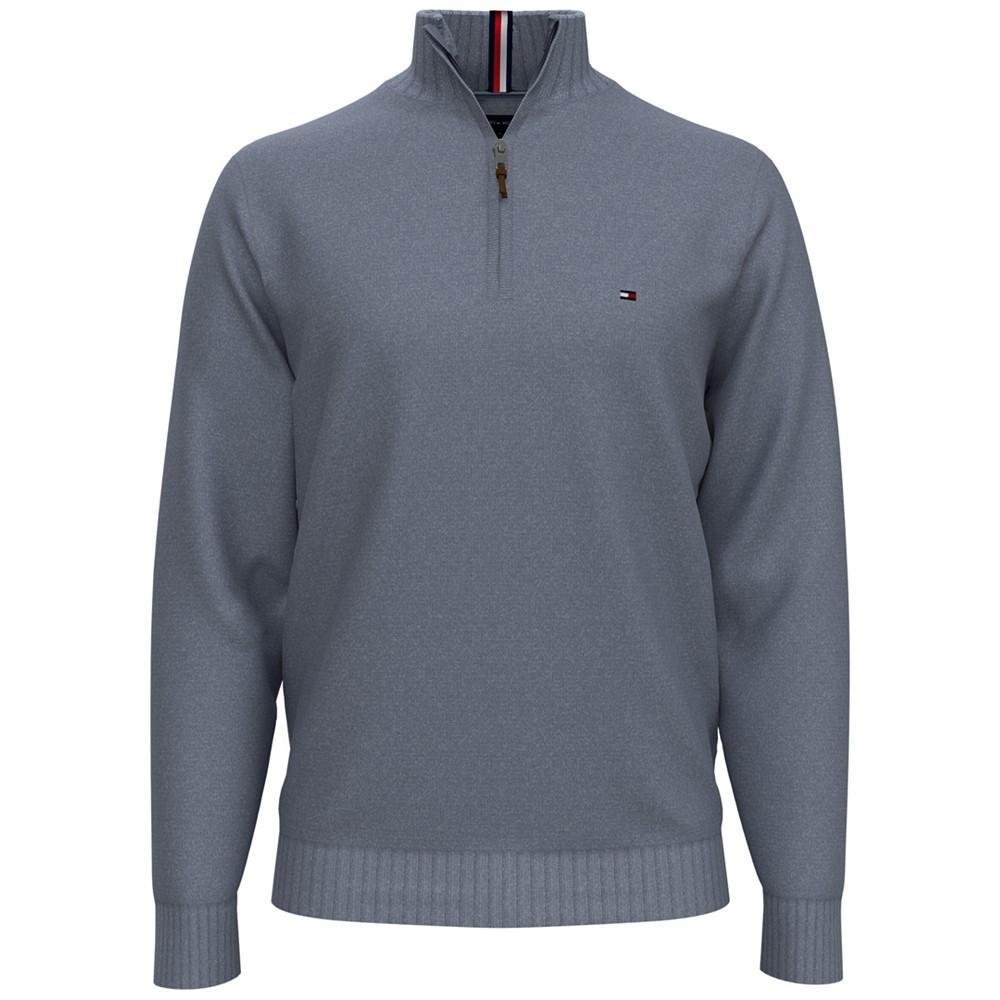 Men's Big & Tall Quarter-Zip Sweater商品第1张图片规格展示