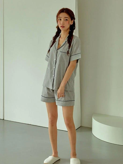 商品LUNALUZ STUDIO|Women Biscuit Set (2C Half-Sleeve),价格¥494,第2张图片详细描述
