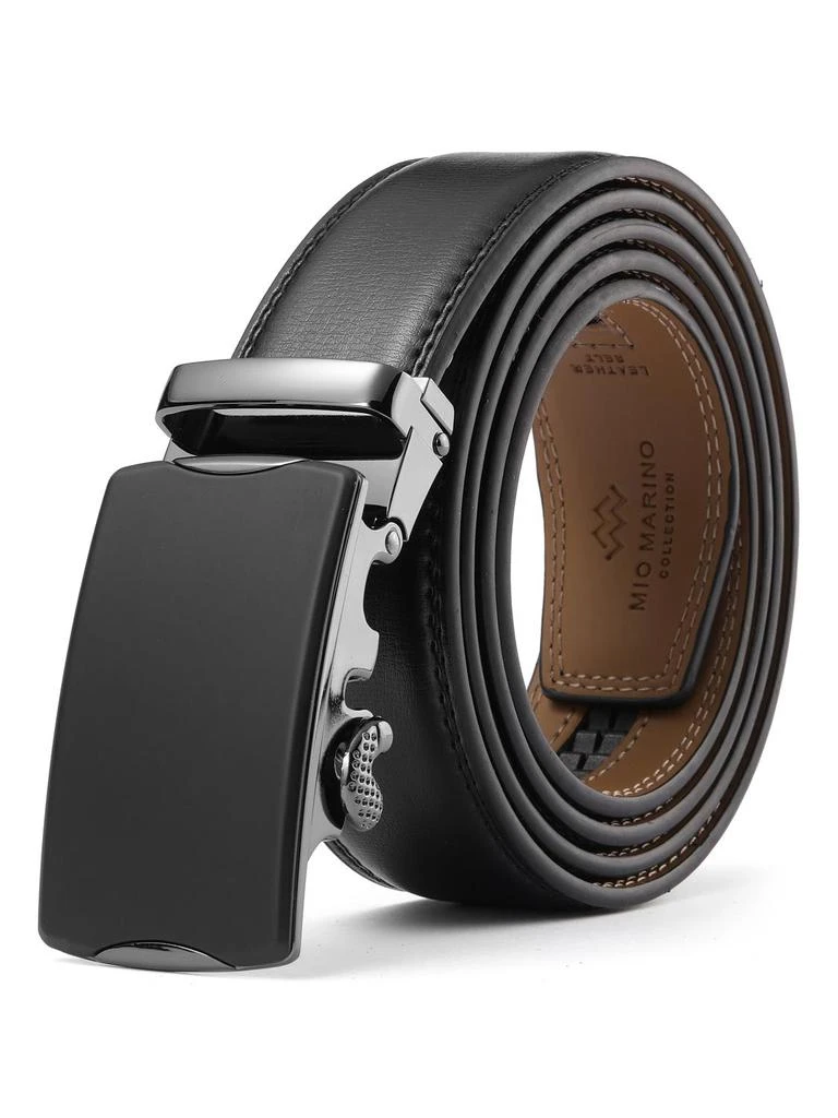 商品Mio Marino|Debonair Genuine Leather Ratchet Belt,价格¥191,第1张图片
