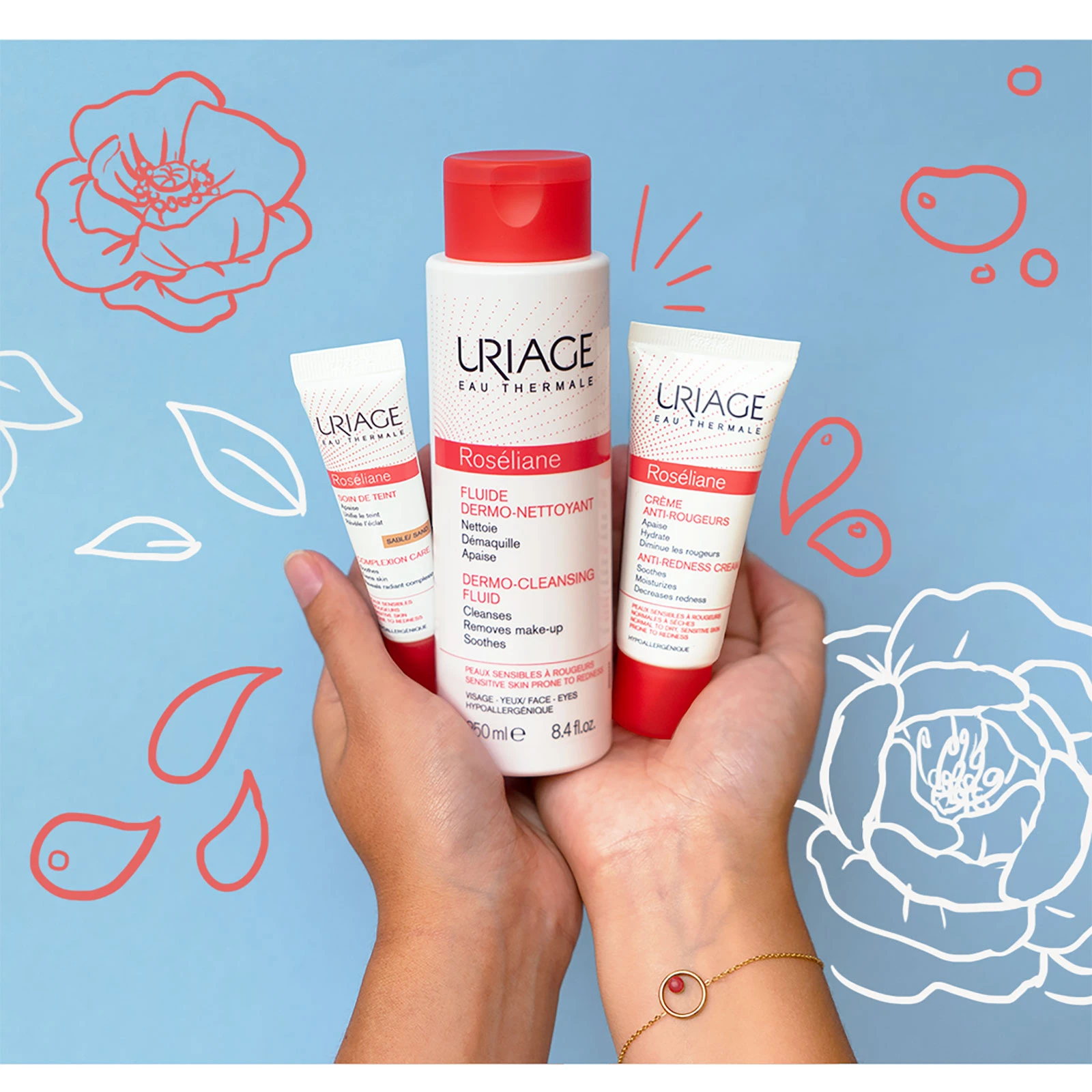 Uriage 依泉 抗红舒缓保湿洁肤乳 250ml 商品