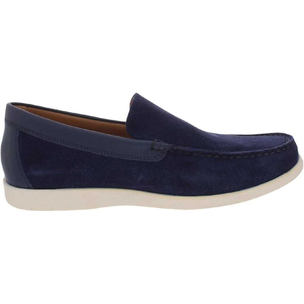 商品Clarks|Unstructured by Clarks Ferius Creek Men's Leather Slip On Moccasin Loafers,价格¥162,第3张图片详细描述