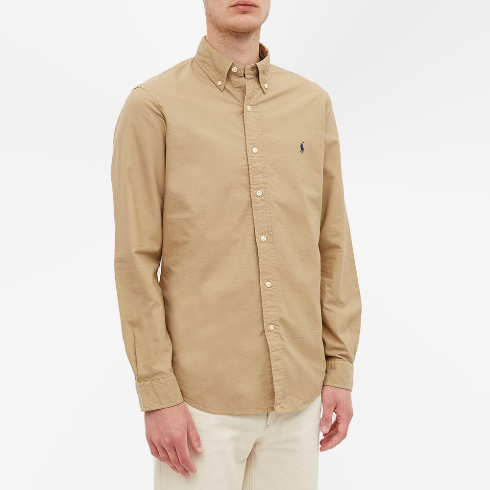 商品Ralph Lauren|Polo Ralph Lauren Button Down Garment Dyed Oxford Shirt,价格¥1069,第4张图片详细描述