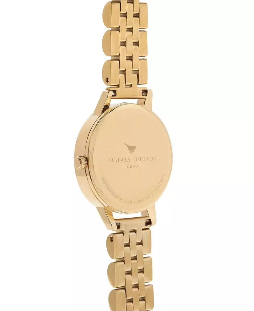 商品Olivia Burton|Women's Gold-Tone Stainless Steel Bracelet Watch 30mm,价格¥1136,第3张图片详细描述