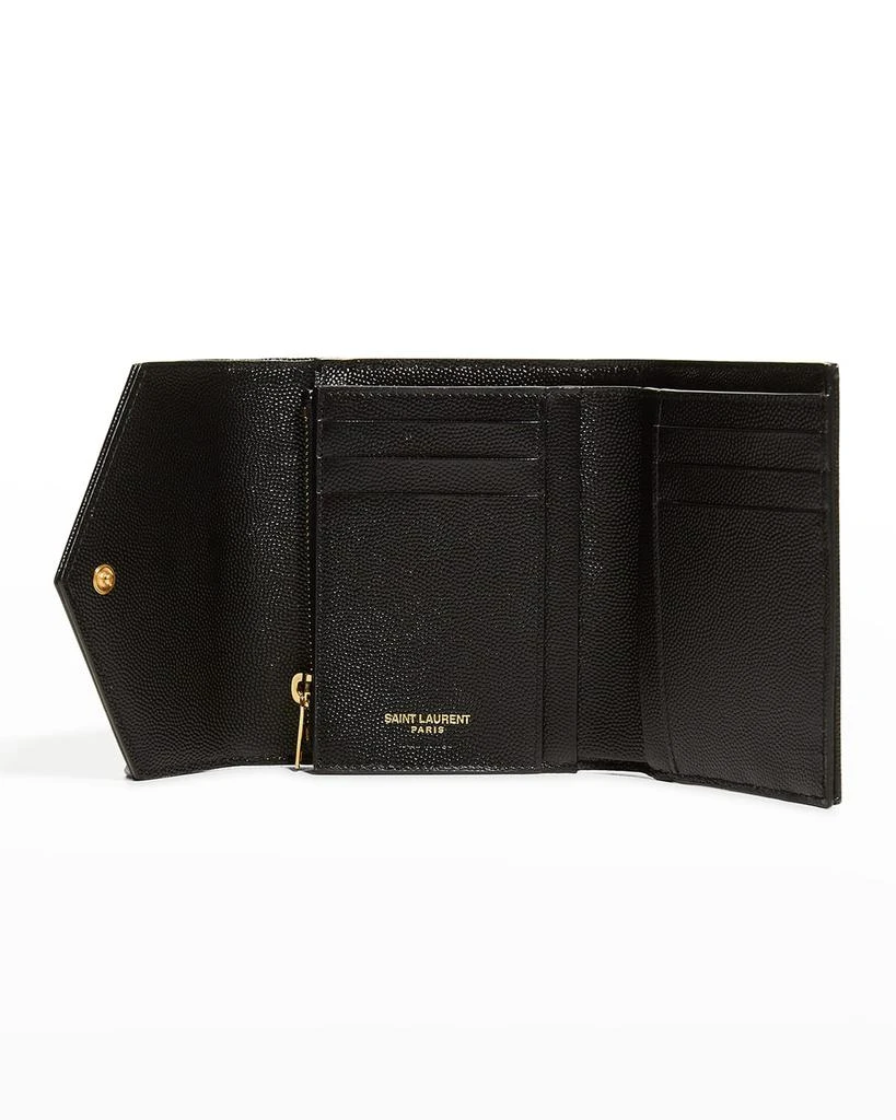 商品Yves Saint Laurent|YSL Small Grain de Poudre Tri-Fold Wallet,价格¥5076,第3张图片详细描述