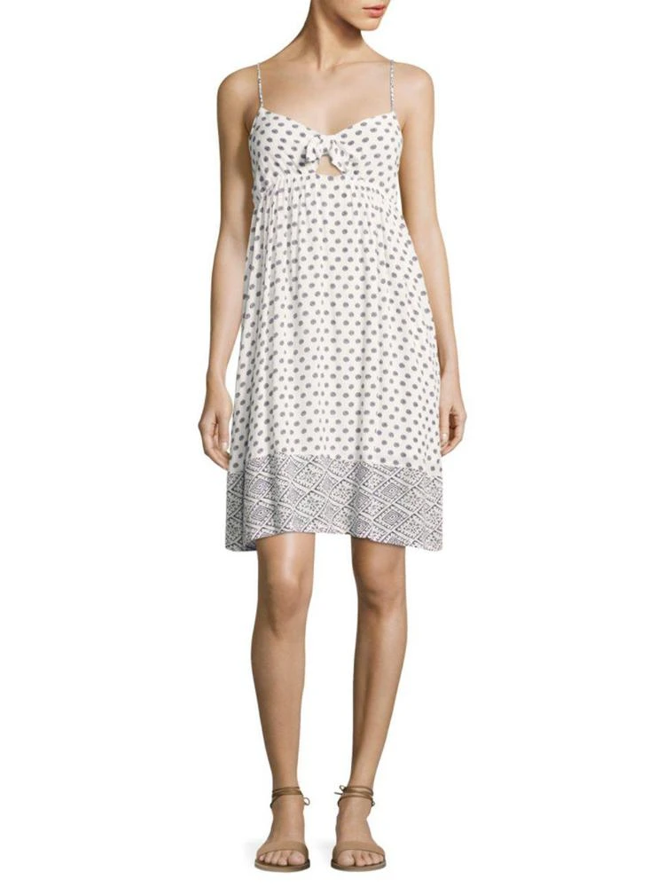 商品Splendid|Printed Twist-Front Dress,价格¥552,第1张图片