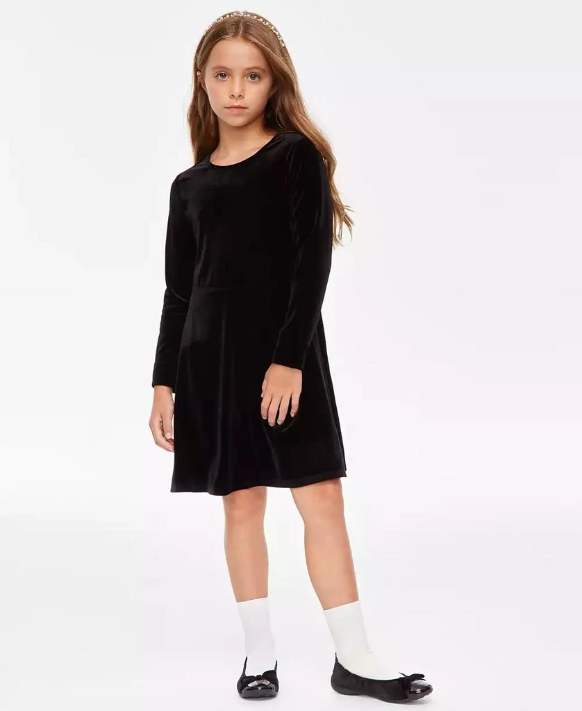 商品INC International|Little & Big Girls Mommy & Me Velvet Dress, Created for Macy's,价格¥185,第1张图片