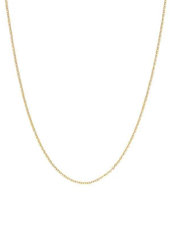 商品Saks Fifth Avenue|14K Yellow Gold Mirror 16" Cable Chain Necklace,价格¥1700,第1张图片