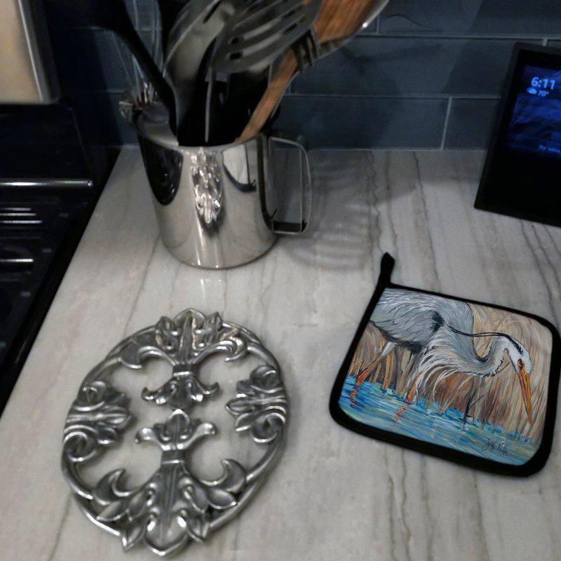 商品Caroline's Treasures|Blue Heron Pair of Pot Holders,价格¥170,第2张图片详细描述