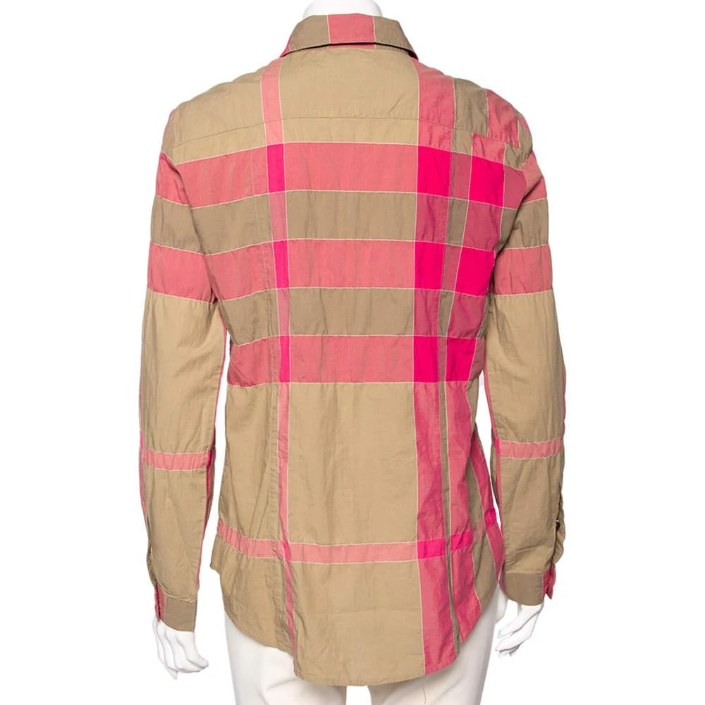 商品[二手商品] Burberry|Burberry Brit Pink & Beige Checkered Button Front Shirt S,价格¥769,第3张图片详细描述