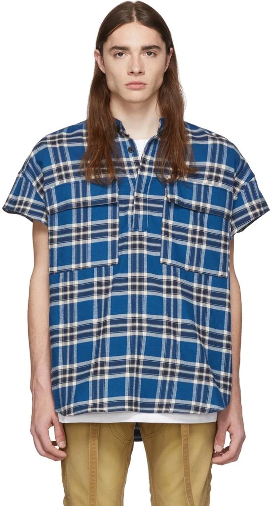 商品Fear of god|Blue Plaid Shirt,价格¥2311,第1张图片