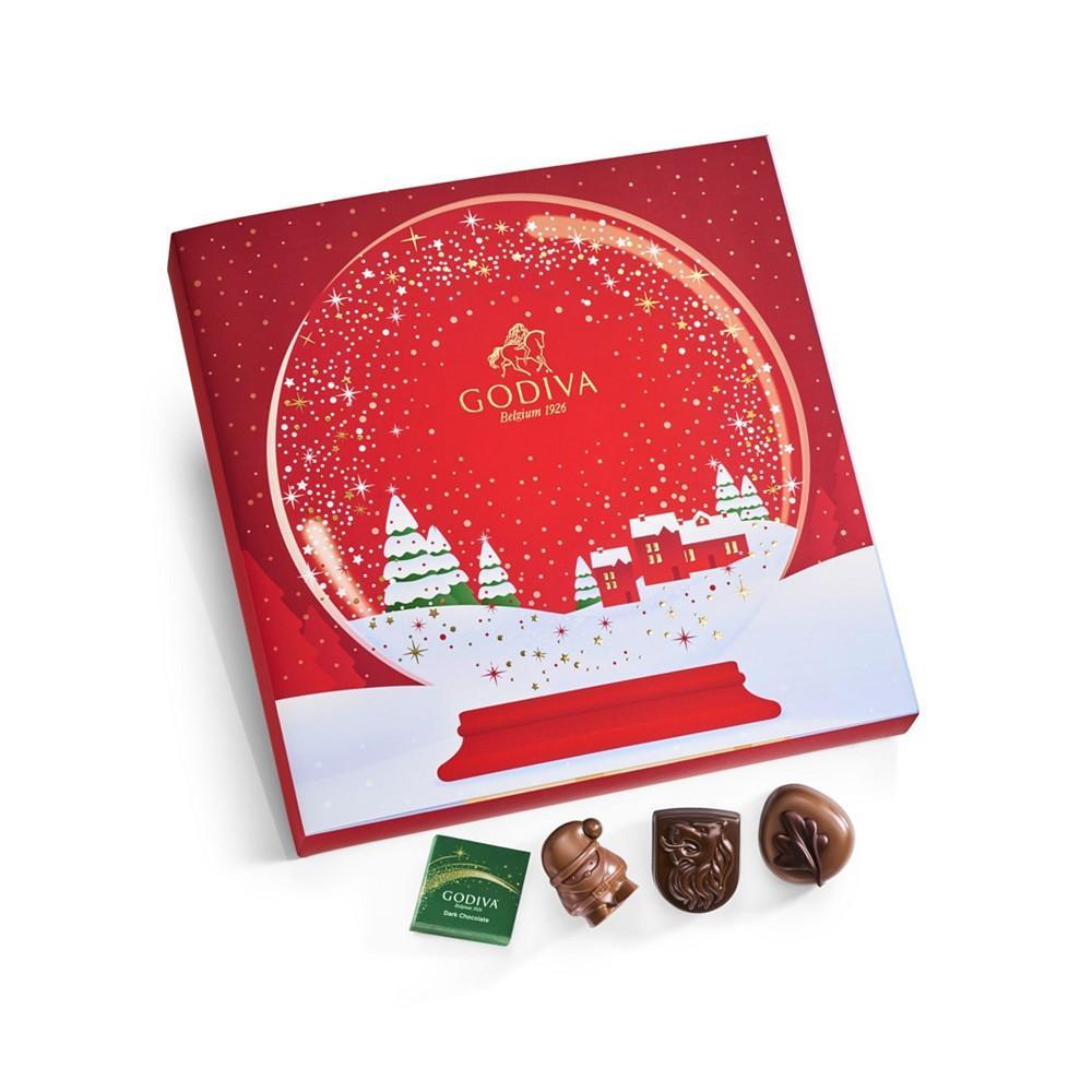 商品Godiva|圣诞节礼盒装巧克力 24颗 混合口味,价格¥298,第4张图片详细描述