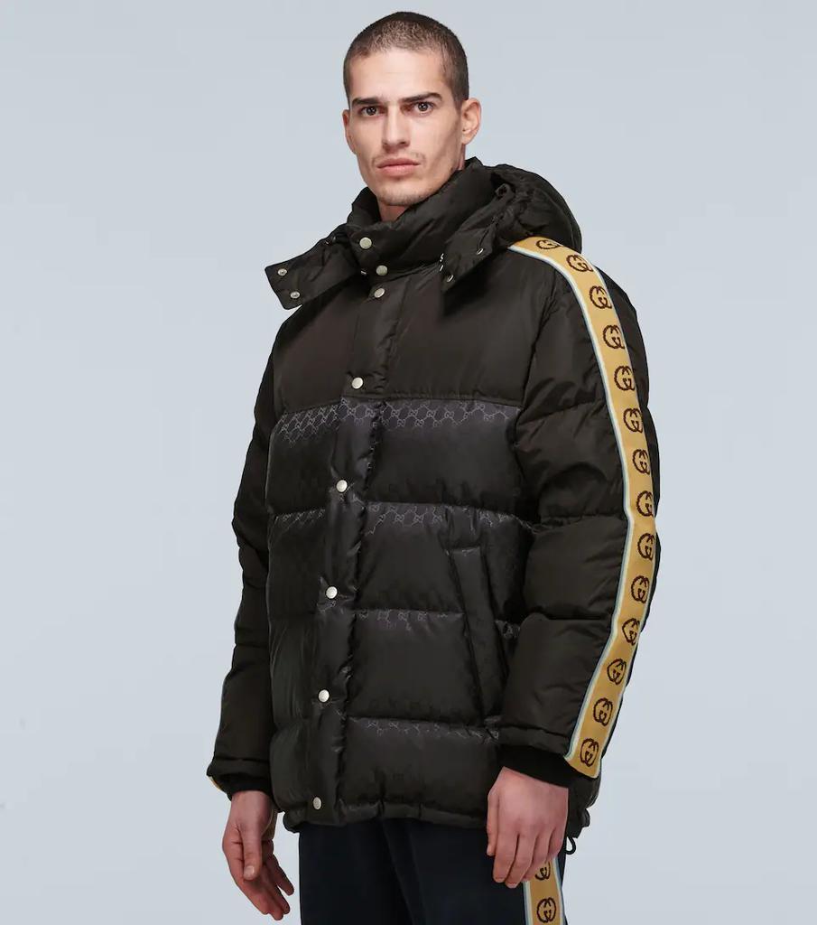 商品Gucci|GG jacquard nylon padded coat,价格¥16939,第5张图片详细描述