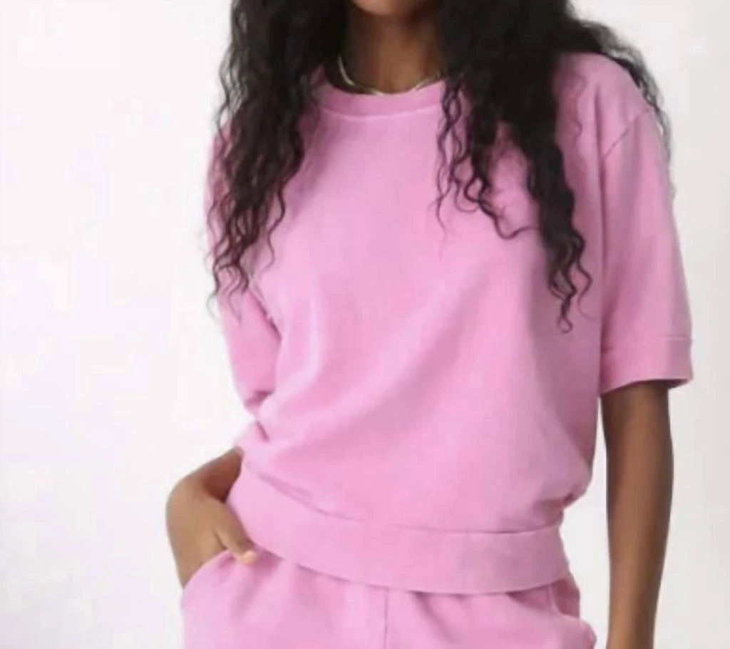 商品Electric & Rose|Jackie Top In Vintage Wild Pink,价格¥546,第2张图片详细描述