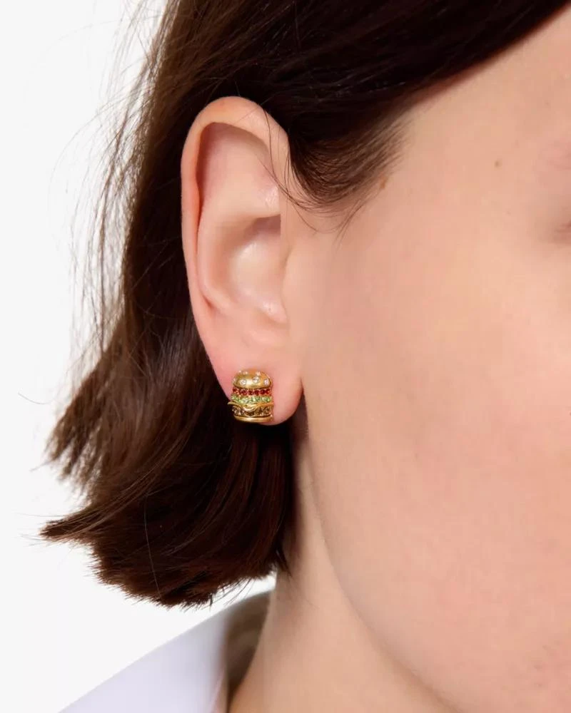 商品Kate Spade|汉堡耳钉,价格¥213,第3张图片详细描述