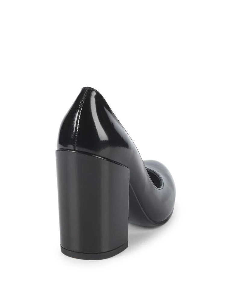 商品Stuart Weitzman|Moda Block Heel Leather Pump,价格¥947,第2张图片详细描述