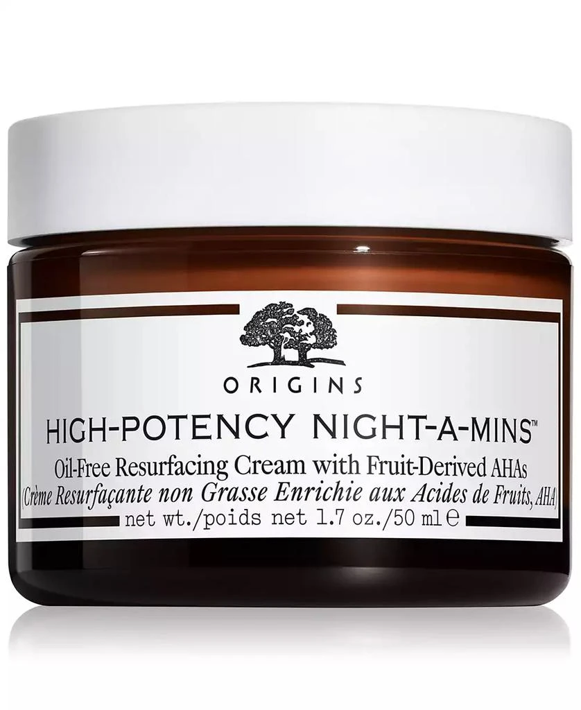 商品Origins|High-Potency Night-A-Mins™ Resurfacing Oil-Free Cream with Fruit-Derived AHAs, 1.7 oz.,价格¥373,第1张图片