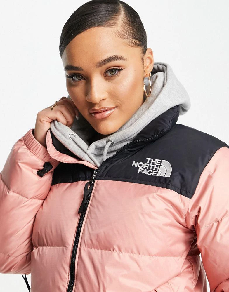 商品The North Face|The North Face 1996 Retro Nuptse down puffer jacket in pink,价格¥2575,第4张图片详细描述